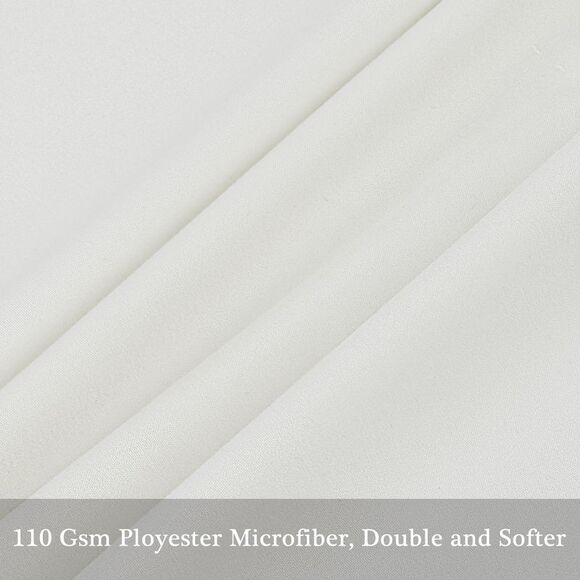 Pillowcase with Zipper Closure Soft Long Pillow Cases for Body Pillow Snow White - Picture 6 of 6